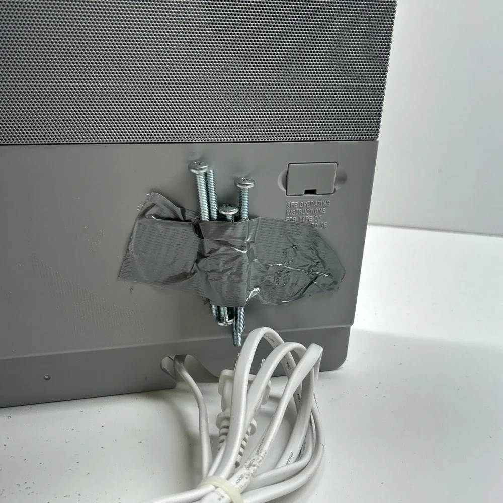 Sony ICF-CDK50 Under Cabinet Kitchen Radio/CD Player Works *No Mounts* No Remote